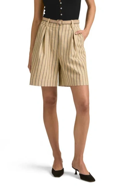 Favorite Daughter The Weekend Stripe Cotton Blend Shorts