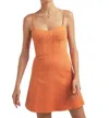 Favorite Daughter The Whats Your Sign Dress In Creamsicle In Multi