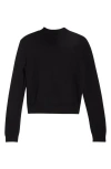 Favorite Daughter The Whitney Mock Neck Sweater In Black