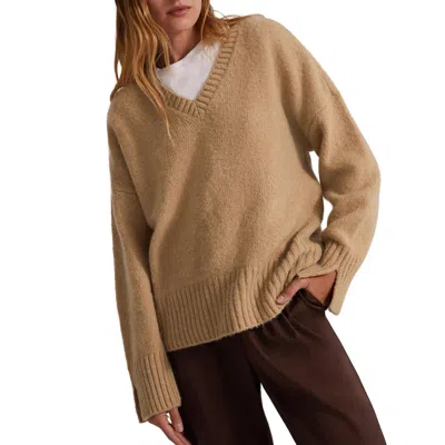 Favorite Daughter The William Sweater In Almond In Pink