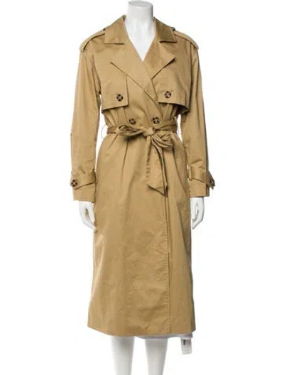 Pre-owned Favorite Daughter Trench Coat In Brown
