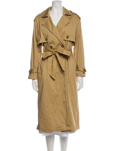 Pre-owned Favorite Daughter Trench Coat In Neutral