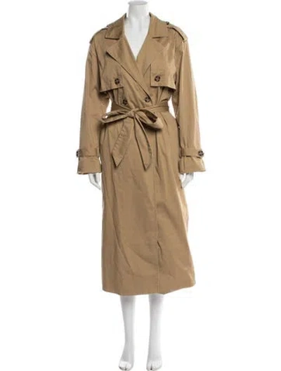 Pre-owned Favorite Daughter Trench Coat In Neutral