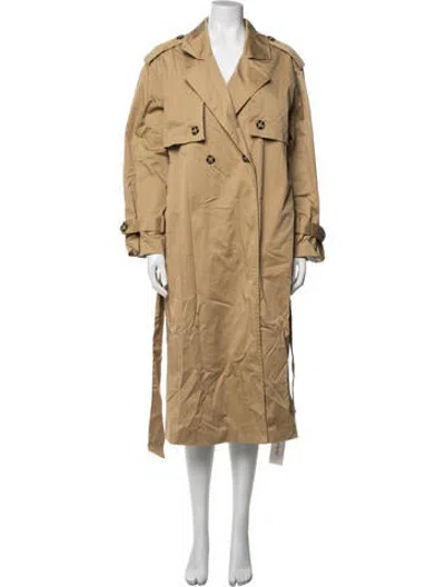 Pre-owned Favorite Daughter Trench Coat In Neutrals