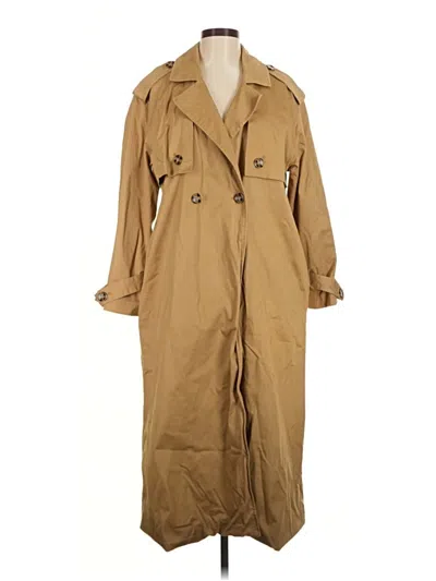 Pre-owned Favorite Daughter Trenchcoat In Tan
