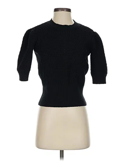 Pre-owned Favorite Daughter Turtleneck Sweater In Black