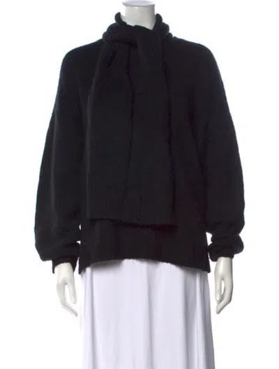Pre-owned Favorite Daughter Turtleneck Sweater In Black