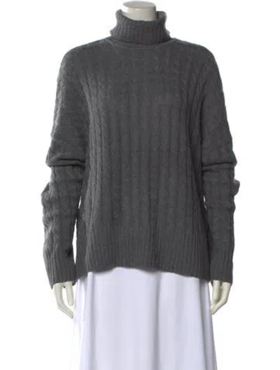 Pre-owned Favorite Daughter Turtleneck Sweater In Gray