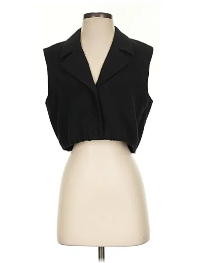 Pre-owned Favorite Daughter Tuxedo Vest In Black