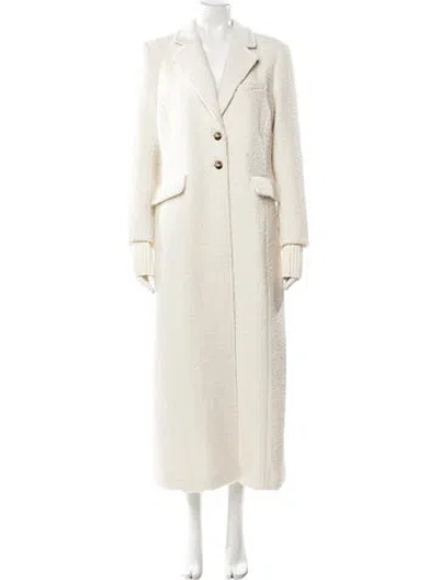 Pre-owned Favorite Daughter Tweed Pattern Coat In Neutral