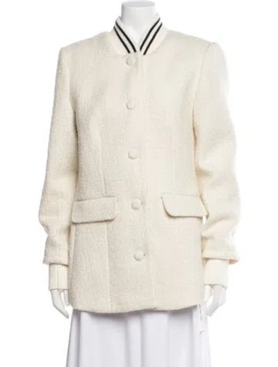 Pre-owned Favorite Daughter Tweed Pattern Coat In Neutrals
