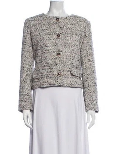 Pre-owned Favorite Daughter Tweed Pattern Jacket W/ Tags In Multicolor