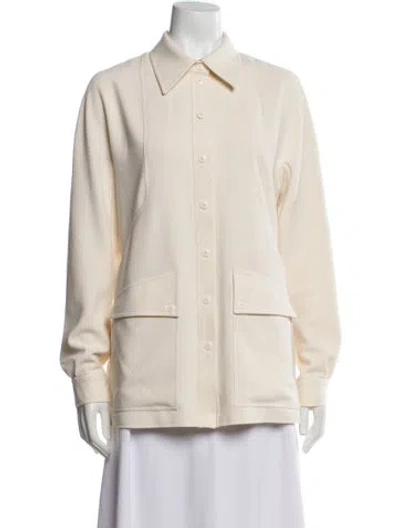 Pre-owned Favorite Daughter Utility Jacket In Neutral