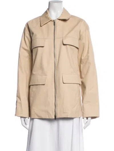 Pre-owned Favorite Daughter Utility Jacket In Neutrals