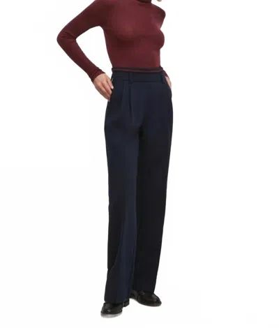 Favorite Daughter Varsity Pull-on Pants In Navy/vino In Blue