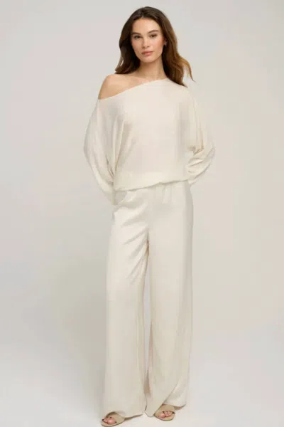 Favorite Daughter Verything Wide Leg Pants In Ivory In Neutral