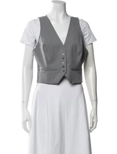 Pre-owned Favorite Daughter Vest In Gray