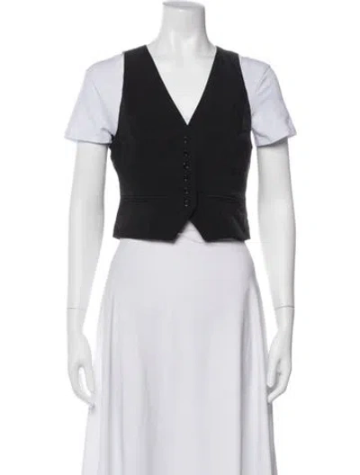 Pre-owned Favorite Daughter Vest In Grey