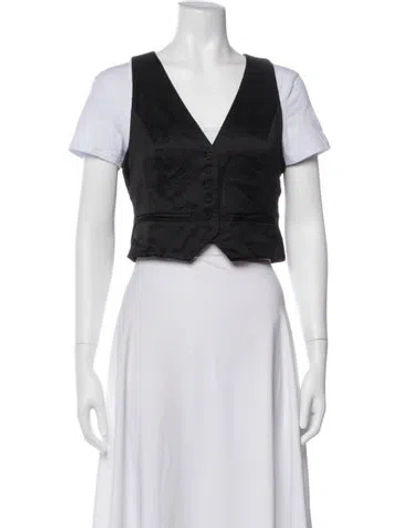 Pre-owned Favorite Daughter Vest In Grey