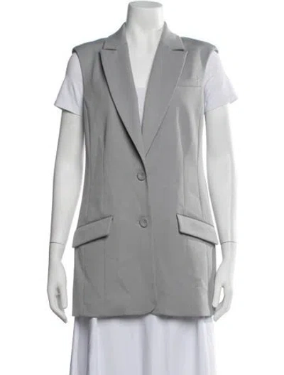 Pre-owned Favorite Daughter Vest In Grey