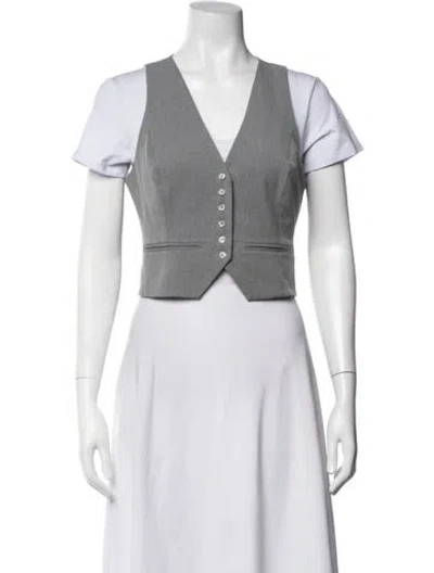 Pre-owned Favorite Daughter Vest In Grey