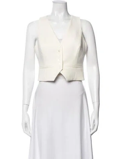 Pre-owned Favorite Daughter Vest In Neutral