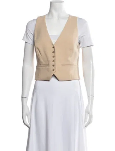 Pre-owned Favorite Daughter Vest In Neutrals
