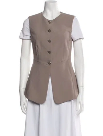 Pre-owned Favorite Daughter Vest W/ Tags In Neutrals