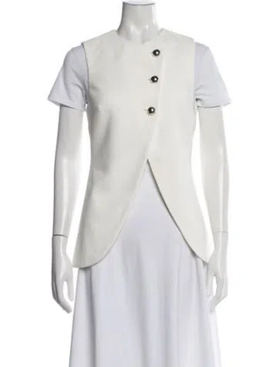 Pre-owned Favorite Daughter Vest W/ Tags In Neutrals/white
