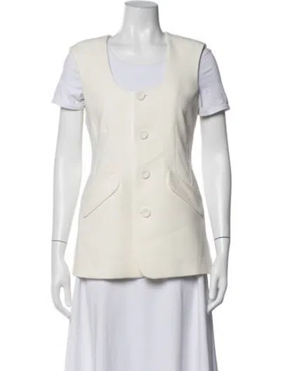 Pre-owned Favorite Daughter Vest In White