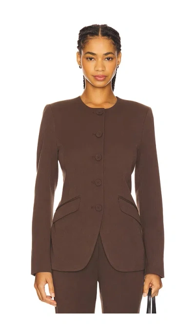 Favorite Daughter Victoria Jacket In Brown