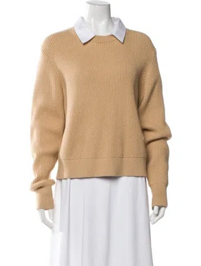 Pre-owned Favorite Daughter V-neck Sweater In Neutral