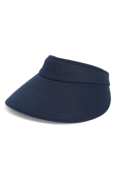 Favorite Daughter Wide Brim Twill Visor In Blue