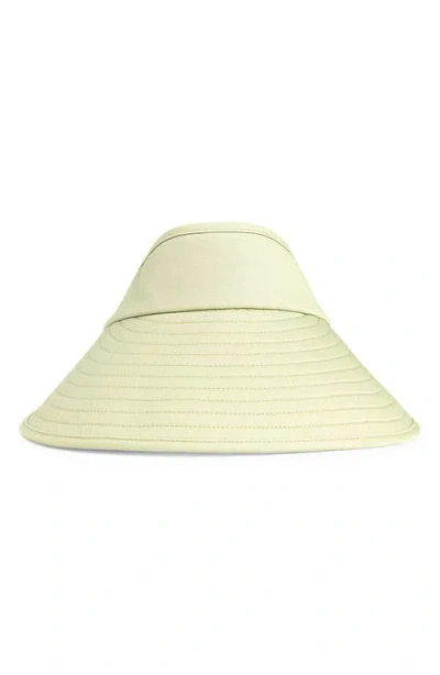 Favorite Daughter Wide Brim Twill Visor In Green