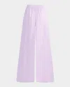 Favorite Daughter Wide Leg Linen Pants In Wisteria Musk