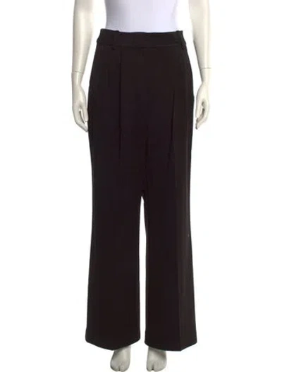 Pre-owned Favorite Daughter Wide Leg Pants In Black