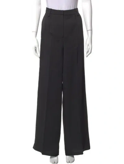 Pre-owned Favorite Daughter Wide Leg Pants In Black