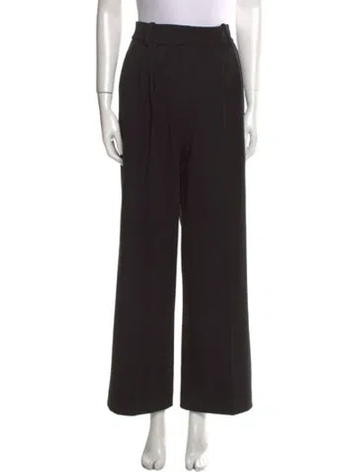 Pre-owned Favorite Daughter Wide Leg Pants In Black