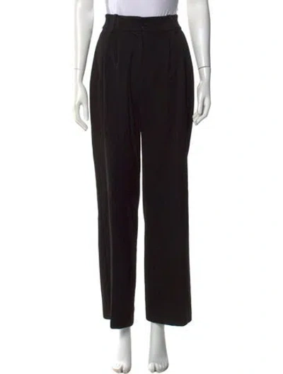 Pre-owned Favorite Daughter Wide Leg Pants In Black