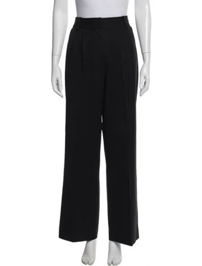 Pre-owned Favorite Daughter Wide Leg Pants In Black