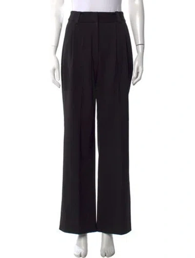 Pre-owned Favorite Daughter Wide Leg Pants In Black