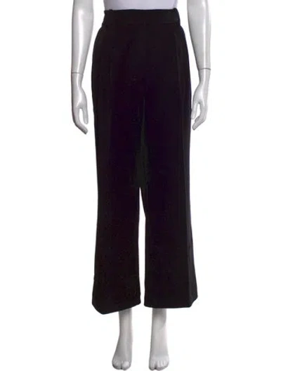 Pre-owned Favorite Daughter Wide Leg Pants In Black