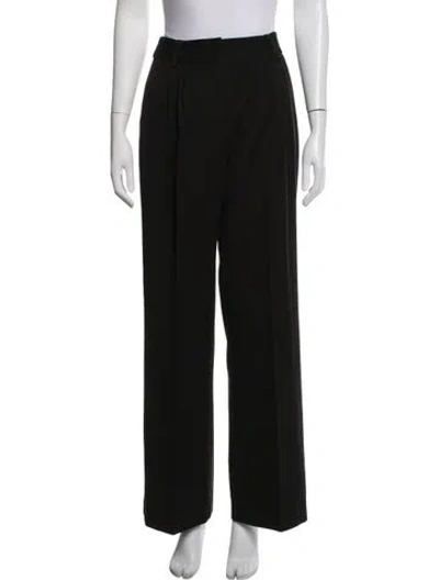 Pre-owned Favorite Daughter Wide Leg Pants In Black