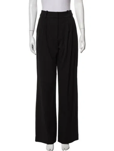 Pre-owned Favorite Daughter Wide Leg Pants In Black
