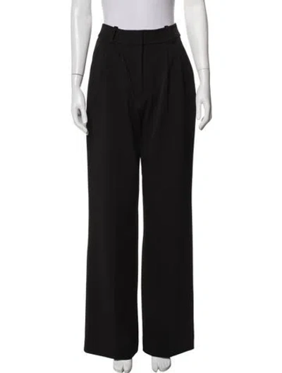 Pre-owned Favorite Daughter Wide Leg Pants In Black