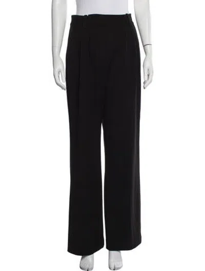 Pre-owned Favorite Daughter Wide Leg Pants In Black