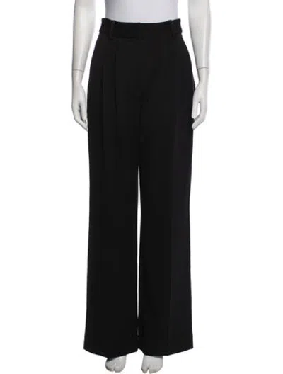 Pre-owned Favorite Daughter Wide Leg Pants In Black