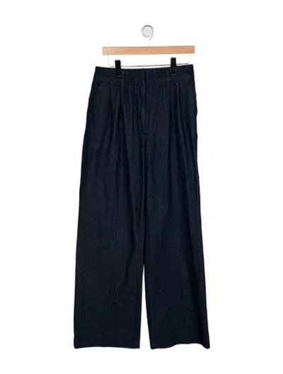 Pre-owned Favorite Daughter Wide Leg Pants In Blue