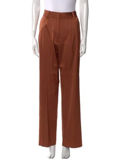 Pre-owned Favorite Daughter Wide Leg Pants In Brown