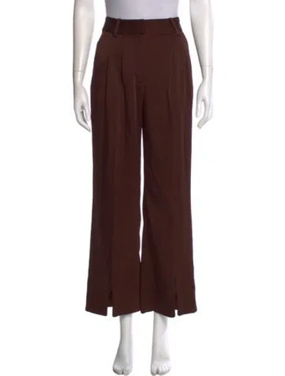 Pre-owned Favorite Daughter Wide Leg Pants In Brown